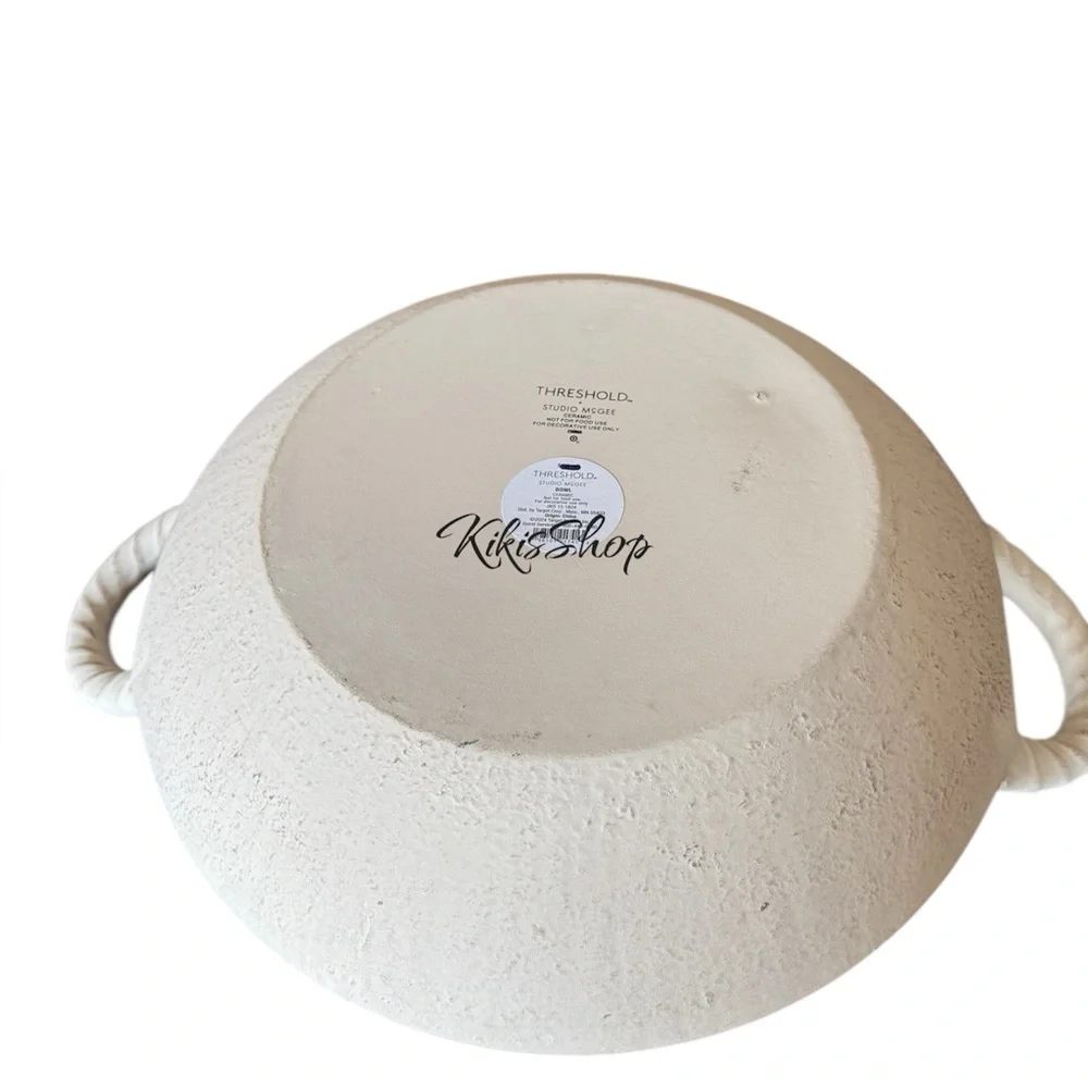 Antique-Finish Ceramic Bowl - Threshold designed with Studio McGee